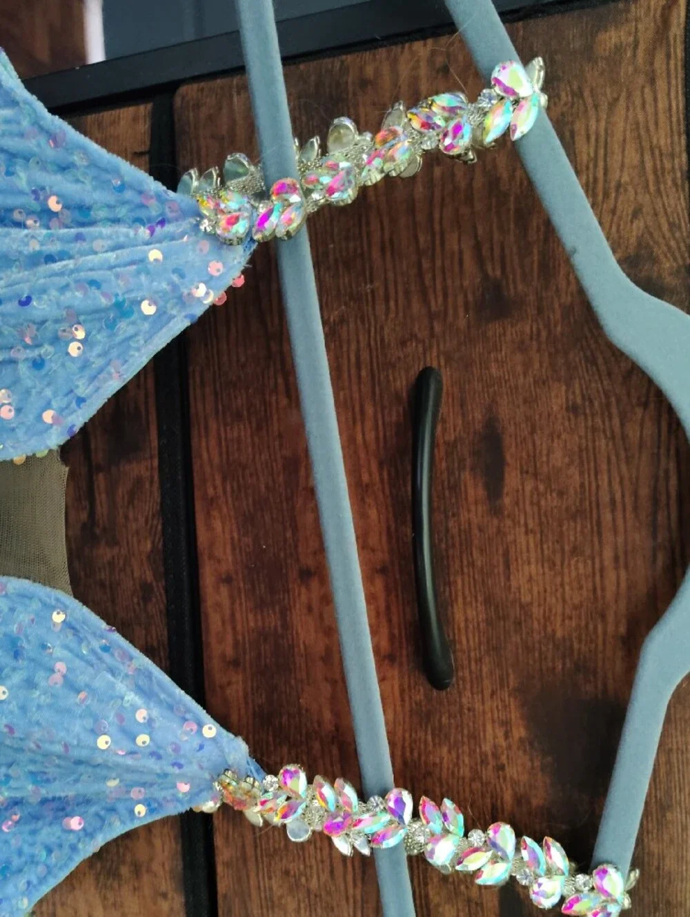 Sparkle Sequin Light Blue Party Dress for Girls
